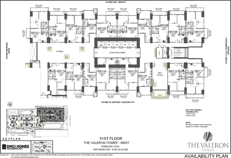 51st-Floor-Plan-West