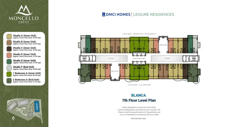 Blanca 7th Floor Level Plan